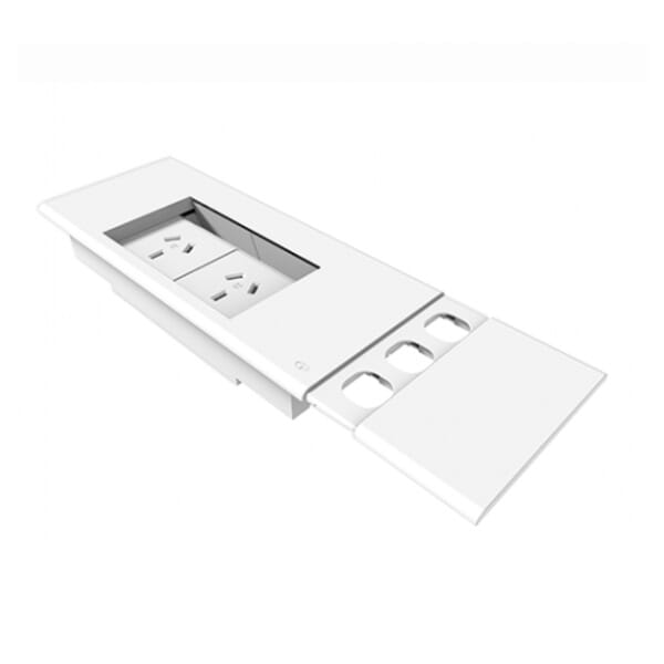 Desktop Flushed Sunk Recessed Power Box | BDO Furniture